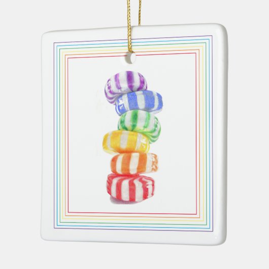 RAINBOW CANDY Keramik Keramikornament (Links)