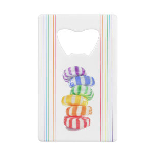 RAINBOW CANDY Kreditkarte Flaschenöffner