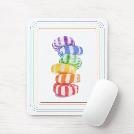 RAINBOW CANDY Mousepad (Mit Mouse)