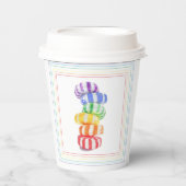 RAINBOW CANDY Paper Cups Pappbecher (Vorderseite)