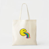 Rainbow Candy Puke: Quirky Halloween Erbrechen Tragetasche (Vorne)