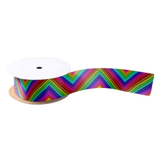 Rainbow Candy Ribbon Satinband (Spule)