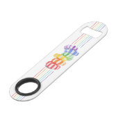RAINBOW CANDY Speed Bottle Opener Flaschenöffner (Vorderseite Schrägansicht)