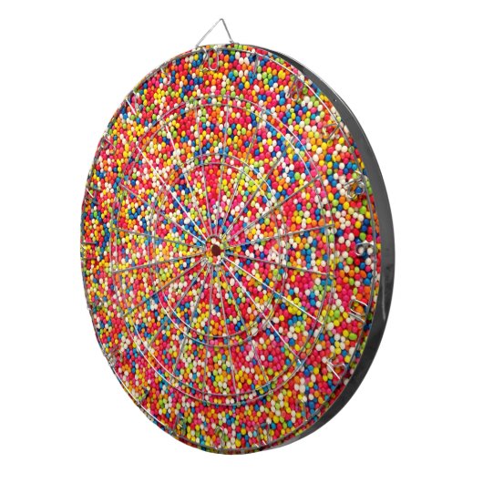 Rainbow Candy Sprinkle Muster Dartscheibe (Vorderseite rechts)