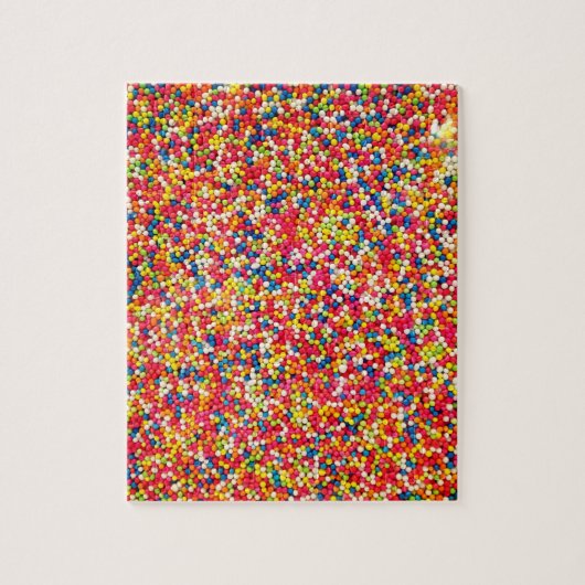 Rainbow Candy Sprinkle Muster Puzzle (Vertikal)