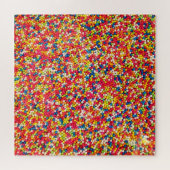 Rainbow Candy Sprinkle Muster Puzzle (Horizontal)