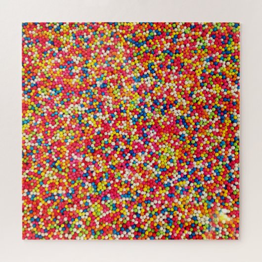 Rainbow Candy Sprinkle Muster Puzzle (Horizontal)