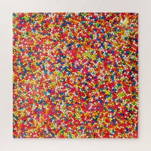 Rainbow Candy Sprinkle Muster Puzzle