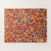 Rainbow Candy Sprinkle Muster Puzzle (Horizontal)