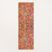 Rainbow Candy Sprinkle Muster Yogamatte (Vorderseite)