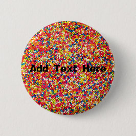 Rainbow Candy Sprinkles Button