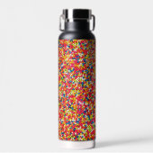 Rainbow Candy Sprinkles Celebrate and Party Trinkflasche (Vorne)