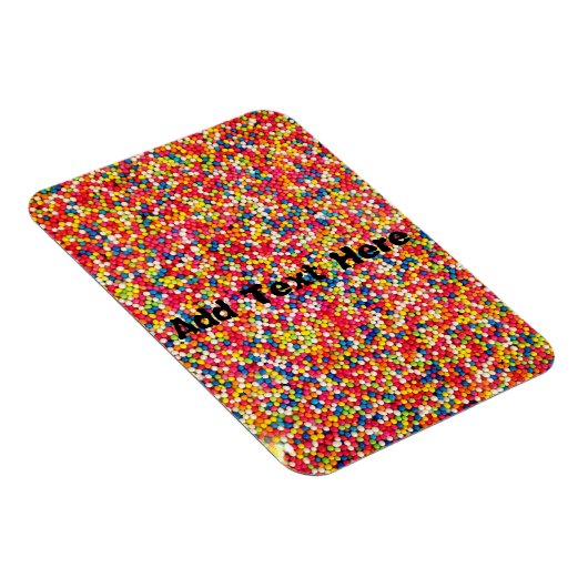 Rainbow Candy Sprinkles Magnet (Rechte Seite)