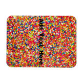 Rainbow Candy Sprinkles Magnet (Horizontal)