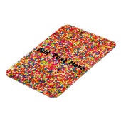 Rainbow Candy Sprinkles Magnet (Linke Seite)