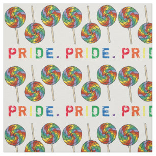 Rainbow Candy Sweet Lolly Lollipop Gay Pride LGBT Stoff