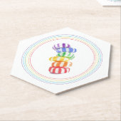 RAINBOW CANDY Untersetzer mit Hexagon (angewinkelt)