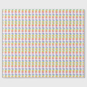 RAINBOW CANDY Wrapping Paper Geschenkpapier (Flach)