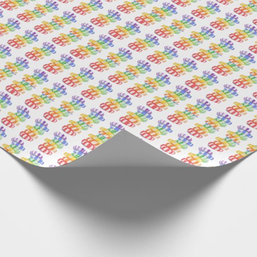 RAINBOW CANDY Wrapping Paper Geschenkpapier (Ecke)