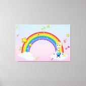 Rainbow-Canvas für Kinder, Print Picture 2 Leinwanddruck (Vorderseite)