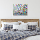 Rainbow Canvas Printing of Original Painting Leinwanddruck (Insitu (Schlafzimmer))