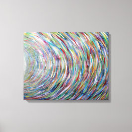 Rainbow Canvas Printing of Original Painting Leinwanddruck