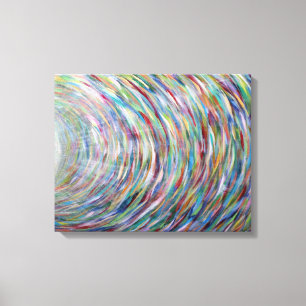 Rainbow Canvas Printing of Original Painting Leinwanddruck