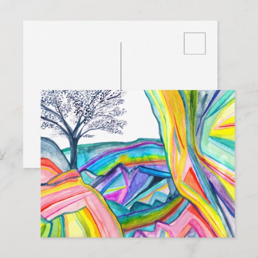 RAINBOW CANYON CUSTOM POSTKARTE (Vorne/Hinten)