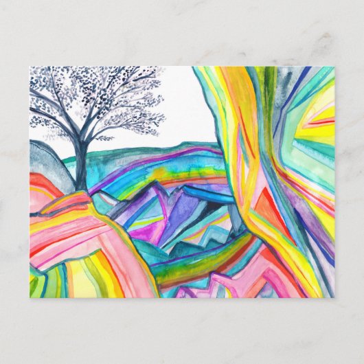 RAINBOW CANYON CUSTOM POSTKARTE (Vorderseite)