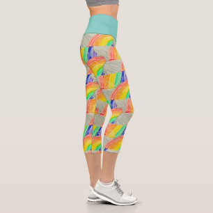 Rainbow Capri Leggings