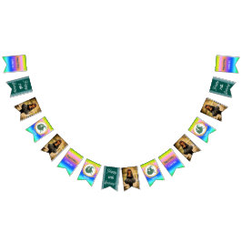 Rainbow Capricorn Glitzer Geburtstagsparty Wimpelkette