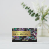 Rainbow Carborundum Crystals Visitenkarte (Stehend Vorderseite)