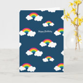 Rainbow-Card Karte (Gelbe Blume)