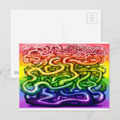 Rainbow Card Postkarte (Vorne/Hinten)