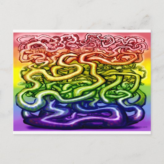 Rainbow Card Postkarte (Vorderseite)