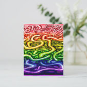 Rainbow Card Postkarte (Stehend Vorderseite)