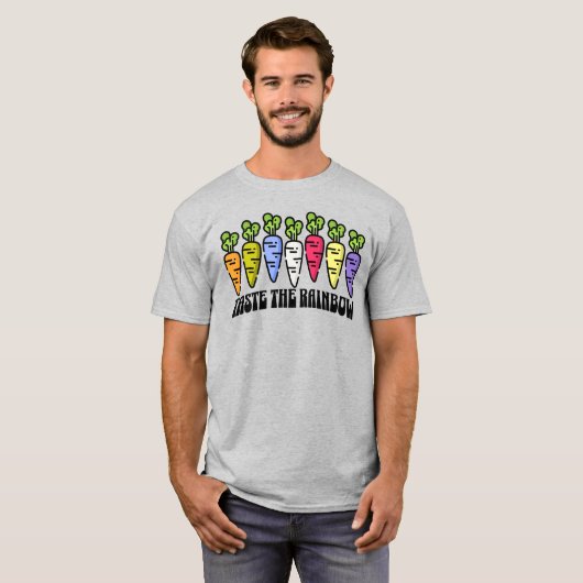 Rainbow Carrots T-Shirt (Vorne ganz)