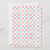 Rainbow Castle Girls Einladung (Rückseite)