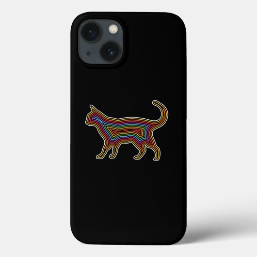 Rainbow Cat Case-Mate iPhone Hülle (Rückseite)