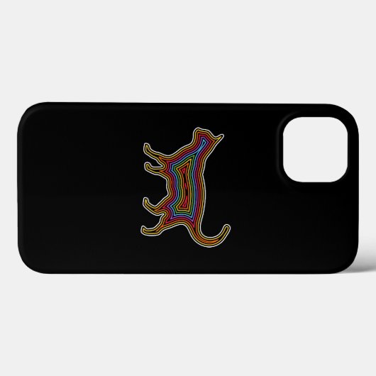 Rainbow Cat Case-Mate iPhone Hülle (Rückseite (Horizontal))