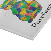 Rainbow Cat Cutting Board Schneidebrett (Ecke)
