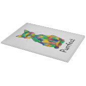 Rainbow Cat Cutting Board Schneidebrett (Ecke)