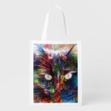 Rainbow Cat Einkaufstasche.