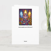 rainbow cat greeting card karte (Rückseite)