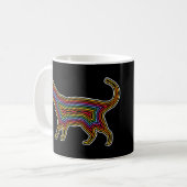 Rainbow Cat Kaffeetasse (Vorderseite Links)