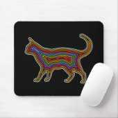 Rainbow Cat Mousepad (Mit Mouse)