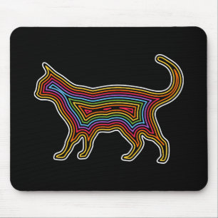 Rainbow Cat Mousepad