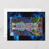 Rainbow Cat Postkarte (Vorne/Hinten)