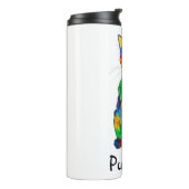 Rainbow Cat Purffect Thermal Tumbler Thermosbecher (Nach links gedreht)
