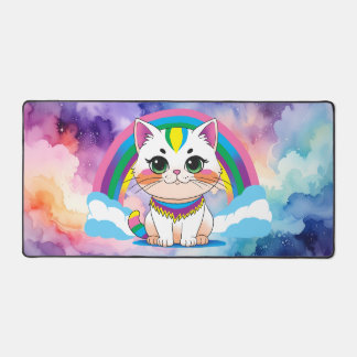 Rainbow Cat Schreibtischunterlage